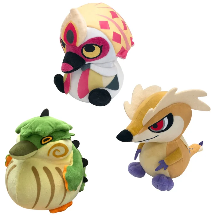 CAPCOM Monster Hunter Rise Plush Collection Vol. 2 3 CAPCOM Monster Hunter Rise Plush Collection Vol. 2