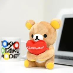 Rilakkuma Heart Desk Plush
