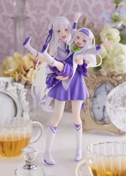Sega Re:Zero -Starting Life In Another World- Emilia & Childhood Emilia 1/7 Scale Figure