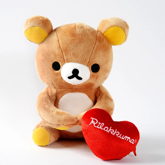 Rilakkuma Heart Desk Plush 6 Rilakkuma Heart Desk Plush - Image 4