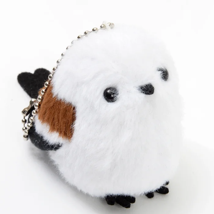 Japanese Animal Long-tailed Tit Plushie 3 Japanese Animal Long-tailed Tit Plushie
