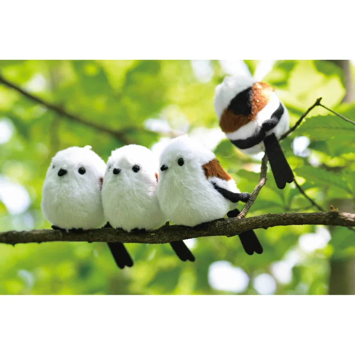 Japanese Animal Long-tailed Tit Plushie 10 Japanese Animal Long-tailed Tit Plushie - Image 8